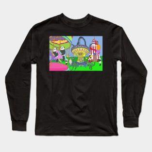 Jurassic Panda Fun Fair Long Sleeve T-Shirt